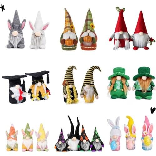 Easter Bunny Gnome Decoration Easter Faceless Doll Easter Plush Dwarf Home Party Decorations Kid Fathers day christmas toy gift