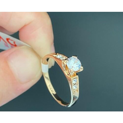 SALE 2021 Rings for Women Rose Gold Color New Fashion Crystal Zirconia Square Men Wedding Jewelry Gift for Ladies