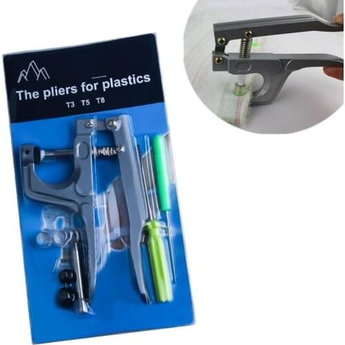 T3/T5/T8 Quadruple Pressing Pliers Button Pliers Snap Fasteners Kit , with Eyelets Installation Tools DIY Manual Tool