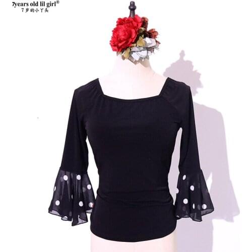 7Years Old Lil Girl Belly Dance Top Modal With Small Horn Sleeve Choli Wear Tribal Fusion HHH23