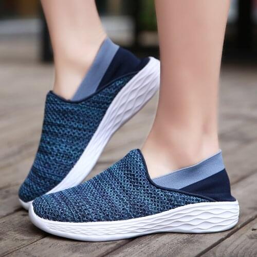 Weweya New Socks Shoes Men Casual Driving Shoes Slip-on Loafers Male Breathable Fashion Summer Flats Couple Sneakers for Walking