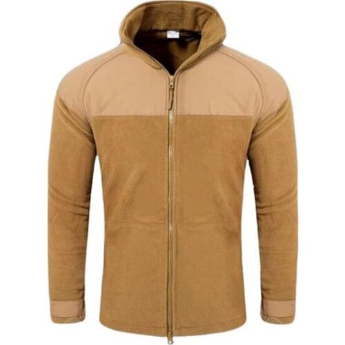 Winter Tactical Soft Shell Fleece Warm Jacket, Men Casual Jacket, Military Sportswear Army Fleece Thermal