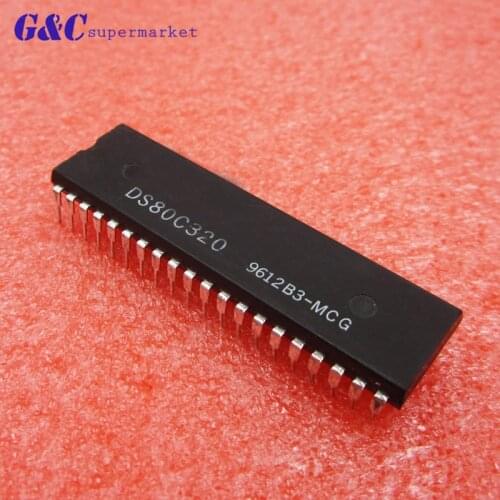 1/5PCS DS80C320MCG 80C320 80C320MCG DIP-40 GOOD QUALITY diy electronics
