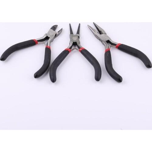 1pc Ornament Mini Chuck ring Pliers Scissors Wires Hand Tool for jewelry rings Curved Wire cutter