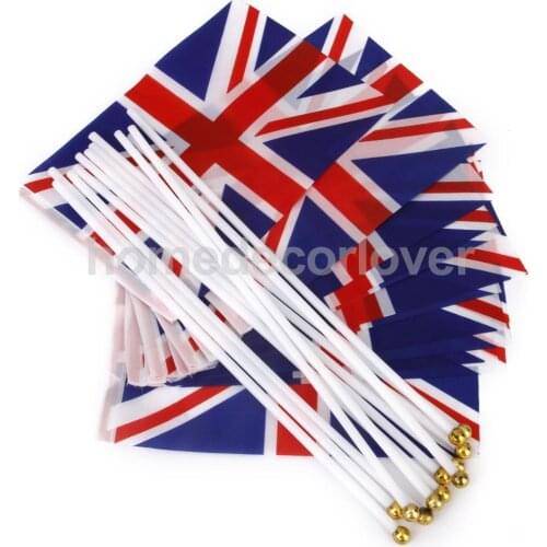 12pc British UK United Kingdom Banner Britain Union Jack Flag Pennant Decor