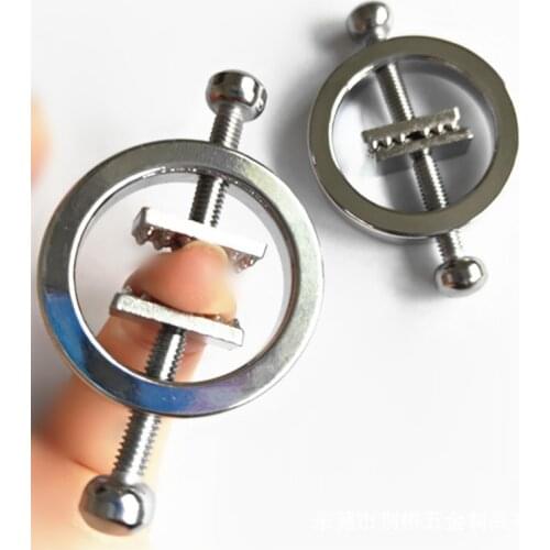 1/2 Pair of Metal Adjustable Tightness Nipple Clamp SM Tools Training Erotic Lingerie Adult Products for Woman Man Lesbian Gay