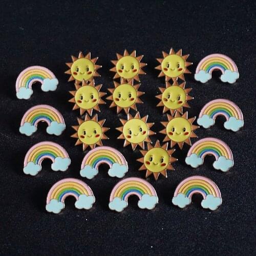 20pcs Enamel Pin Woman Brooch Alloy Lapel Pins Collar Badges Jewelry Gift for Girl Kids Wholesale Dropshipping Freeshipping