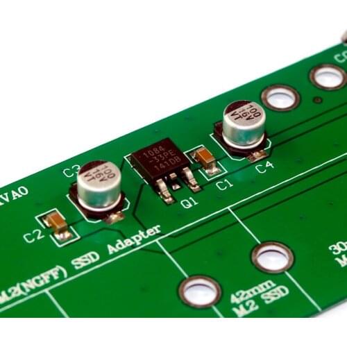 300PCS M.2 NGFF MSATA 2-in-1 Multiple Sized SSD to SATA III 3 Adapter Converter Card