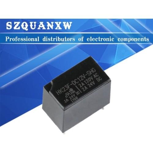 5PCS/Lot HK23F 5V 12V 24V 2A Relay HK23F-DC5V-SHG HK23F-DC12V-SHG HK23F-DC24V-SHG