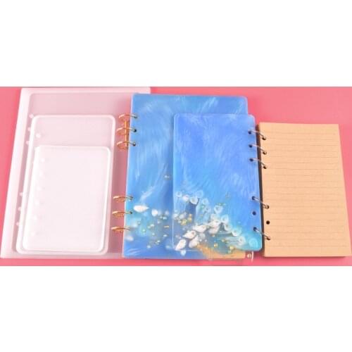 A7/A6/A5 Notebook Shape Silicone Mold DIY Resin Book Mold Crystal Epoxy Silicome Mold Transparent Book Silicone Mold