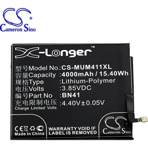 CameronSino for Xiaomi Note 4 Redmi Note 4 BN41 BN41L battery
