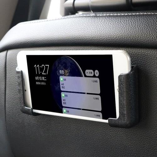Adjustable Width Car Interior Accessories Multifunction Car Cell Phone Holder GPS Display Bracket Self-adhesive