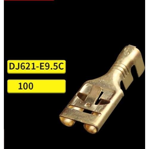 Free shipping 100pcs 9.5mm DJ621-E9.5×1.2C AMP Deutsch connector terminals G255