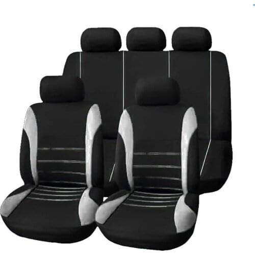 9PCS Car Seat Covers Universal Most Brand Vehicle Seats Car Seat Protector Interior Accessories Seat Cover