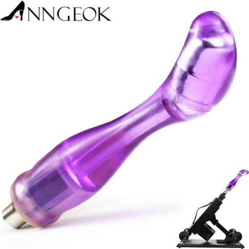 Dildo Sex Machine Attachment/Accessories,ANNGEOK Silicone Soft Dildo Adult Love Toys