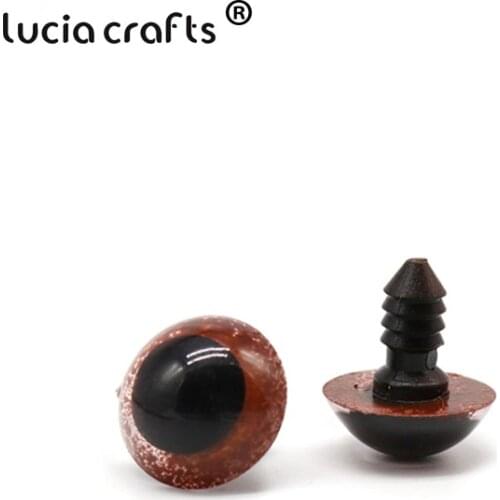 Lucia crafts 10 /20pairs Plastic Safety Eyes For Toys Doll Making Eyes For Dolls Animal Eyes K0919