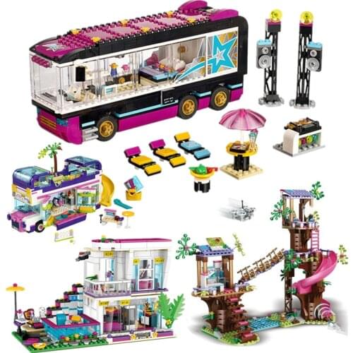 JG318 Funny Star Livis House Building Compatible Friend For Girls Figures Bricks Educational Toys For Childre Gifts