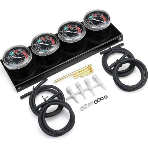 Motorcycle Carburetor Vacuum Balancer Synchronizer Gauge 4 Cylinder Kit Sync Gauge 2/4-Carb Set Universal Motorbike Accessories