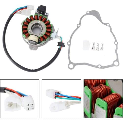 Stator Gasket Assy Kit for Yamaha ATV Bear Tracker 250 YFM250 2WD 1999 2000 Timberwolf 4WD 1994-2000 4BD-85510-20-00