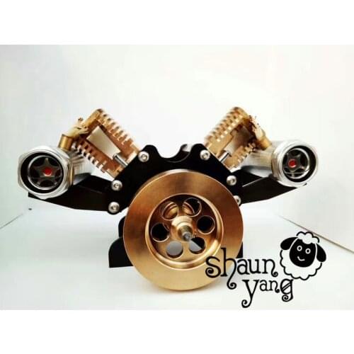 Cool !Miniature Stirling engine 'Golden KILLER' Stirling engine engine generator model hobby Educational Toy Kits