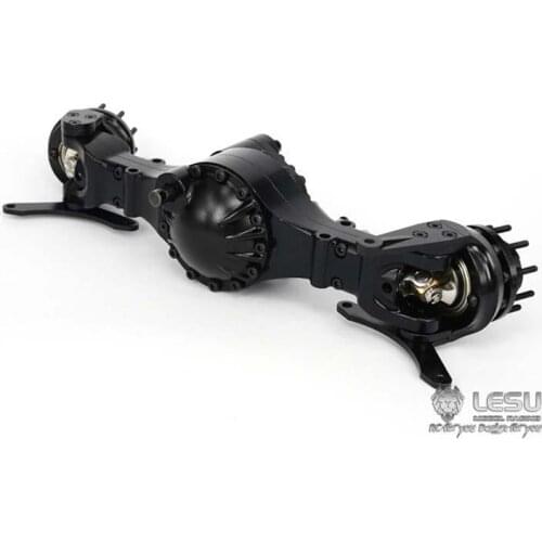LESU 1/14 Metal Flange Front Axle for DIY Tmy RC Tractor Truck Model Car CNC TH05099-SMT3