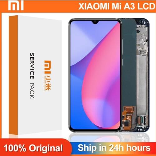 Original For Xiaomi Mi A3 LCD MIA3 Touch For Xiaomi MI CC9E Screen Replacement Digitizer Sensor Glass For Xiaomi Mi A3 Display