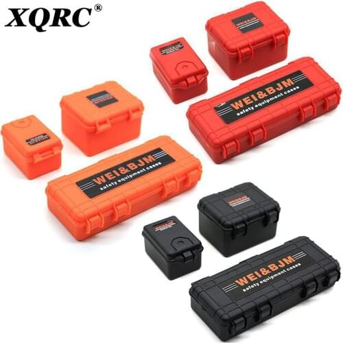 Plastic Storage Box Luggage Decoration Weapon Tool for 1/10 RC Crawler Car Axial SCX10 III 90046 Traxxas TRX4 TRX6 G63 D100 D90
