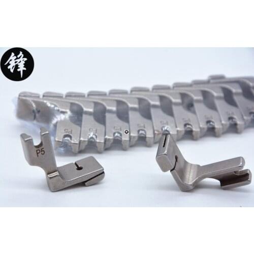 Industrial sewing parts presser foot wrinkled pleated shirring, pleating foot P5 / P5R P5W P50 GOOD QUALITY