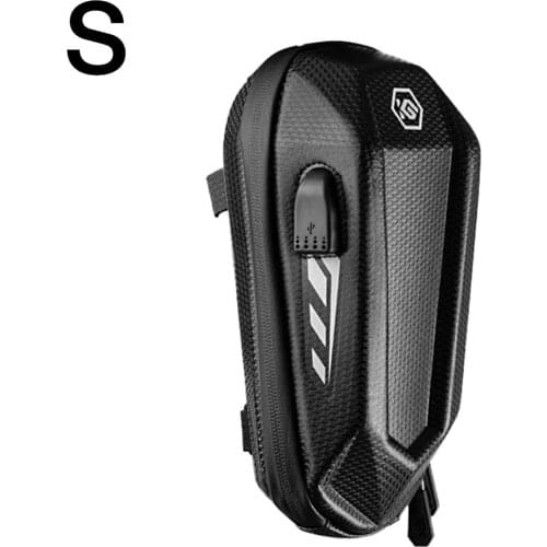 PU Waterproof Scooter Handlebar Bag Hard Shell Front Hanging Bag Electric Scooter Bag Bicycle Accessories