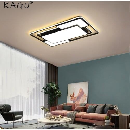 Modern Ceiling Light Fixtures for Living Room Bedroom Dining Room 110-220v Black Chandelier Ceiling Lamp Fixtures Home Lamp