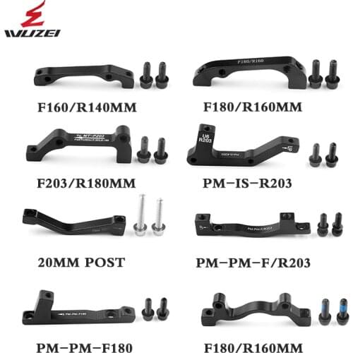WUZEI MTB 1pc Brake Disc Converter Ultralight Bracket IS PM A B to PM Brake Disc Mount Adapter for 140 160 180 203mm Rotor