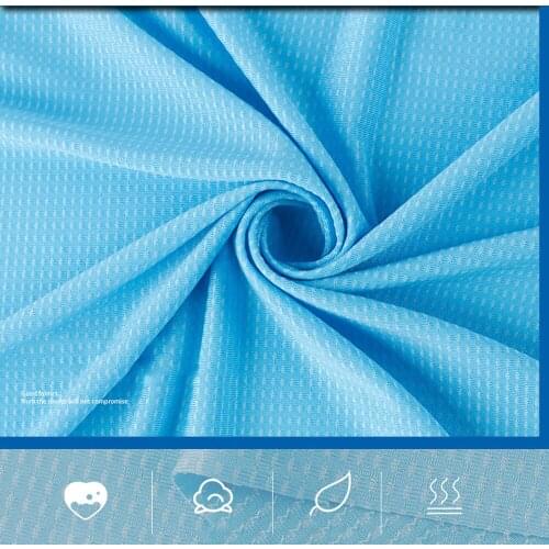 Viscose Cooling Fabric Sport Cloth Elastic Soft Lightweight Comfort for Sportswear Underwear UV Sleeve Pajamas Sewing for Summer