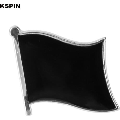 Black Flag Badge Country Flag Badges Lapel Pin Brooch Brooch Icons XY0087