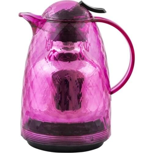 1 LT Pink Prism Push Lid Vacuum Flask