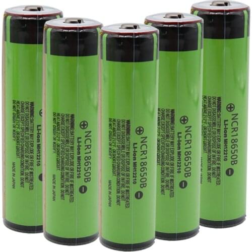 100% Original Protected 18650 NCR18650B Rechargeable Li-ion battery 3.7V With PCB 3400mAh For Flashlight 18650 batteries New