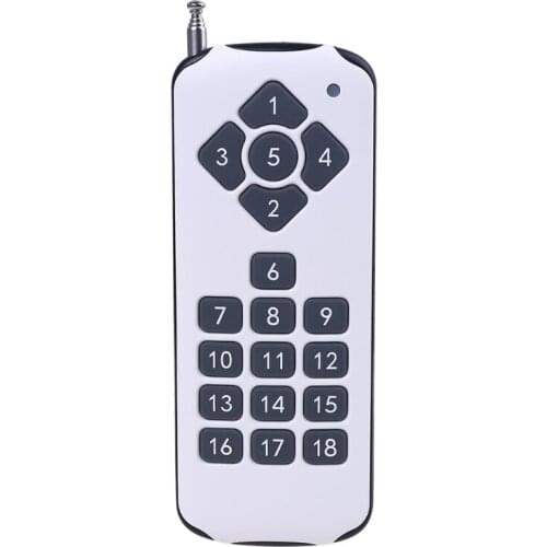 18CH Channel RF ASK Remote Control 433MHz 18 Key High Power Wireless Transmitter