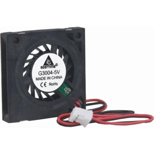 2PCS Gdstime 3D Printer Cooling Fan 30mm 30x30x4mm DC 5V Blower Brushless Fan Cooler