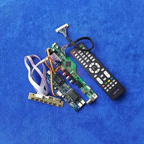 4-CCFL HDMI-compatible VGA AV USB Display drive card LVDS 30-Pin Analog 1280*1024 Kit For LQ170E1LG11/18 LQ170E1LG41 LTD170LL1SG