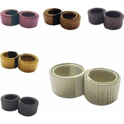 European American Fashion Portable Women Up-do Hair Styling Band DIY Hair Bun Maker Curler Quick Fold Wrap Supplies Hair Braider