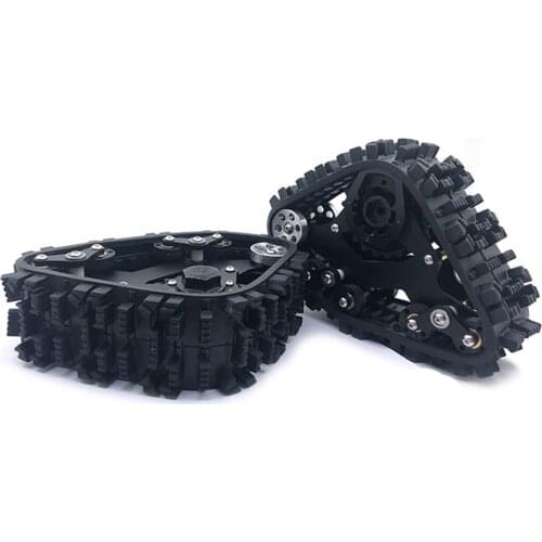 ​Wheel Snow 4PCS Tracks Tire Sandmobile Conversion for 1/10 TRAXXAS TRX-4 RC Crawler Car Upgrade Parts