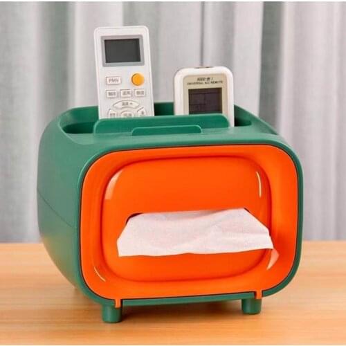 Creative Simple And Multifunctional TV Tissue Box Nordic Style Living Room Dining Table Tissue Box Remote Control Storage Tray