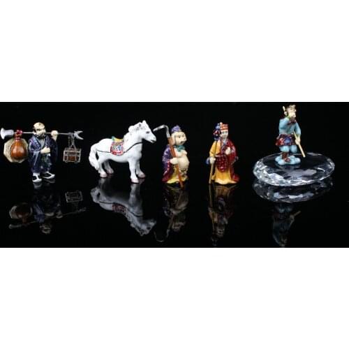 Miniature Jouney to Western Trinket Collections a set of 5 pcs Chinese Styles Trinkets Gift