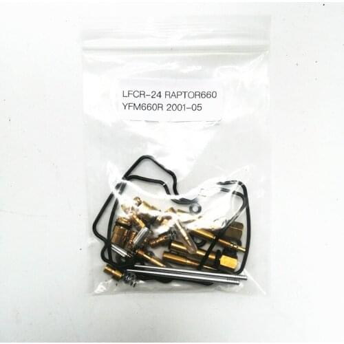 Motorcycle Carburetor Rebuild Carb Repair Kit for Yamaha Raptor 660 YFM660R YFM 660R 2001-2005
