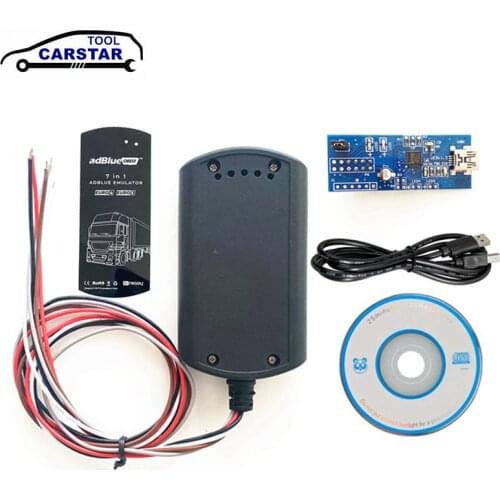 Newest Adblue 7IN1 Emulator Car Adblue Emulator Diagnostic Cable Connector for Multi-Brands Trucks With EURO4/5 Engine Anaylzer