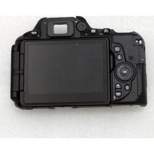 New Black LCD display screen assy + Back cover repair parts For Nikon D5500 SLR