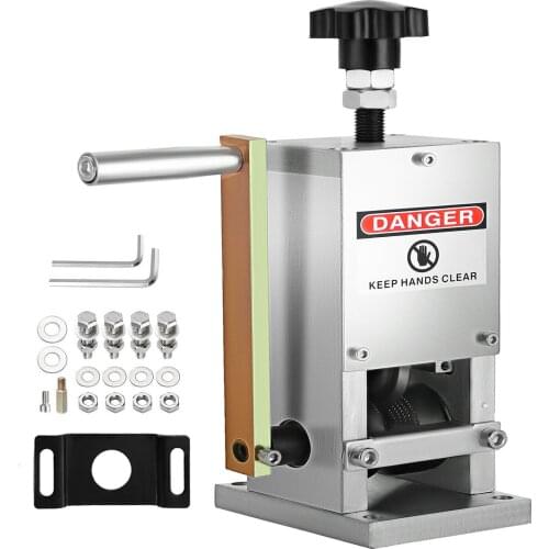 Manual Cable Stripper 1.5-25mm Wire Stripping Machine SD-25 Hand Crank Wire Stripper Machine Cable Stripper Scrap Metal Recycle