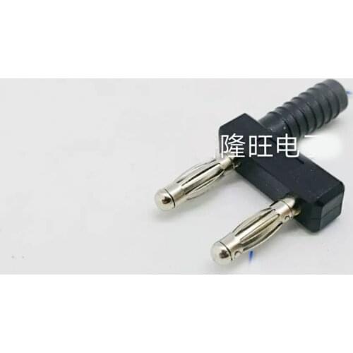 Smonisia 20pcs/lot 2x4mm Banana Plug to Female Socket Two-in-one Short Circuit Electric Adapter Center Distance 14mm Connector