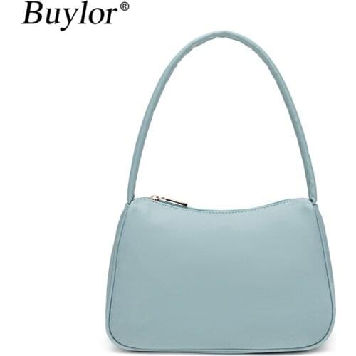 Buylor Crossbody Bag For Women Nylon Mini Bolsa Feminina Messenger Bags Fashion Shoulder Bag Female Subaxillary Bags Casual Retr
