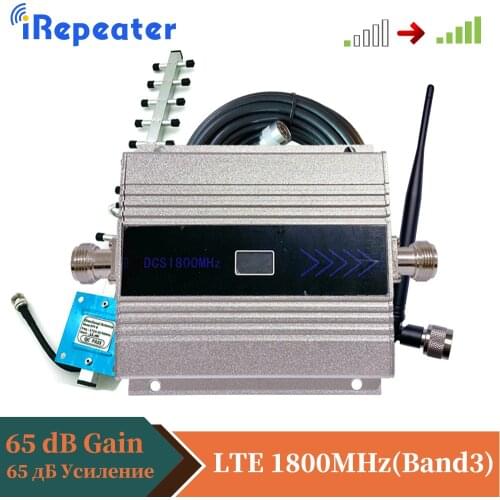New 4g Repeater LTE 1800 2g 4g cellular signal booster Cell Phone GSM Signal Repeater DCS 1800MHz Amplifier GSM Signal Booster