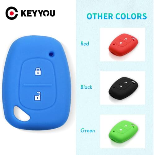 KEYYOU Silicone Car Key Case Protection Cover For RENAULT Kangoo Traffic Master For NISSAN Interstar Primastar For Opel Vivaro